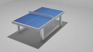 outdoor tennis table 3D