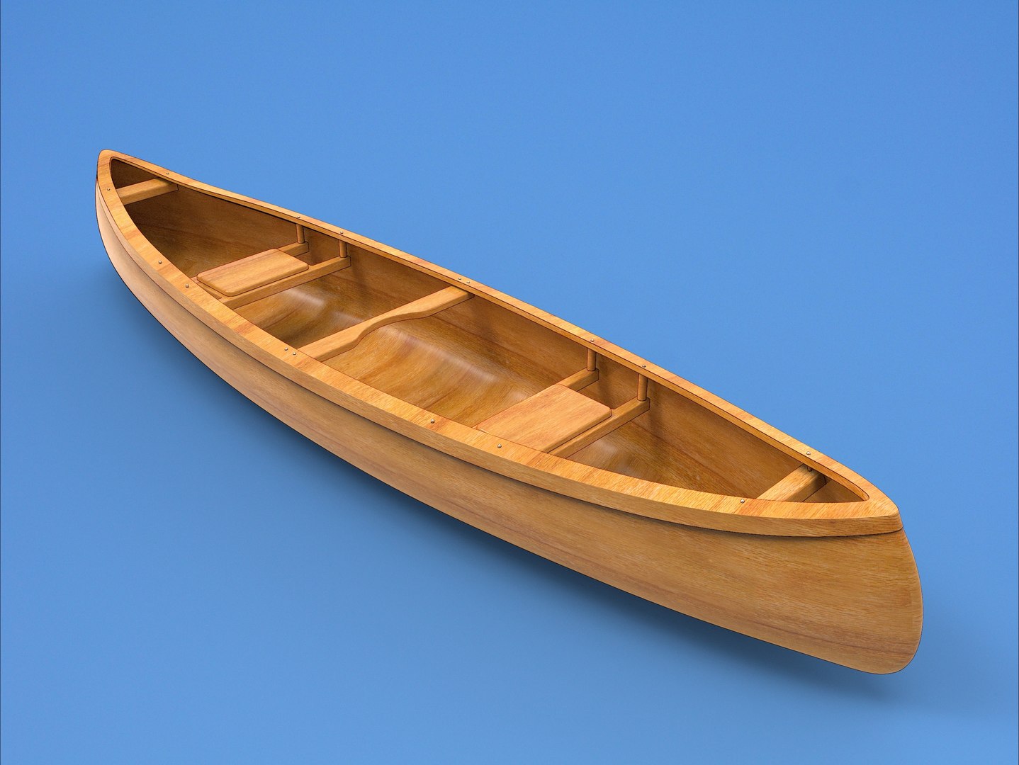 Boat canoe watercraft 3D model TurboSquid 1528277