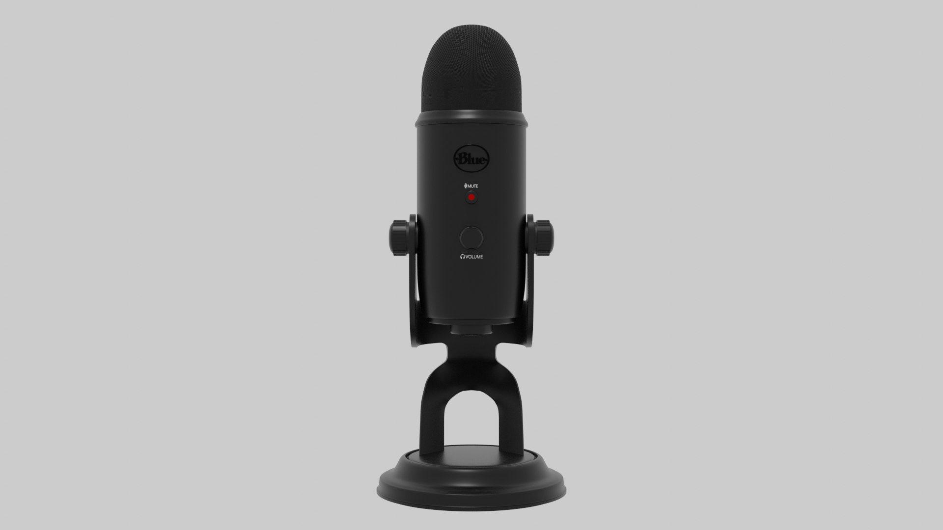 Realistic blue yeti microphone 3D model TurboSquid 1528384