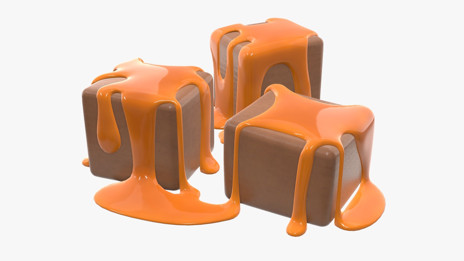 3D caramel candy model TurboSquid 1528408