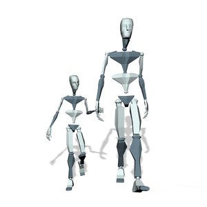 Mom and kid walking together