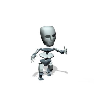 Kid playing funny run