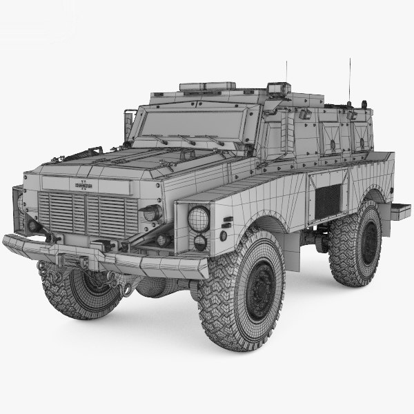 Oshkosh Alpha MRAP 3D-Modell - TurboSquid 1528633