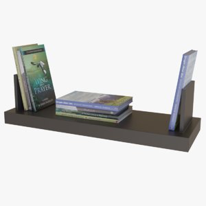 books shelf 3D model