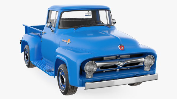 1956 F100 Pickup Truck Model Turbosquid 1528925