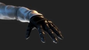 tactical glove 3D