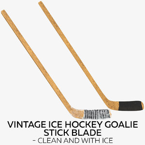 vintage ice hockey goalie model
