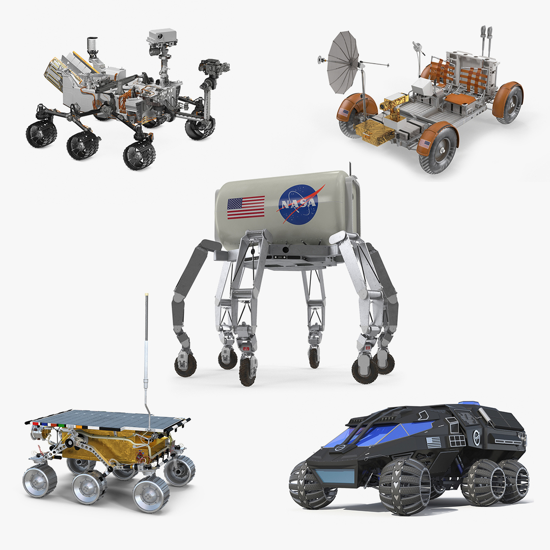modelo 3d Colección de vehículos espaciales 3 - TurboSquid 1529631