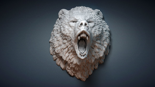 angry bear head