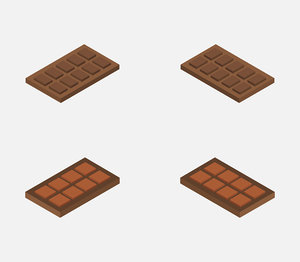 isometric chocolate