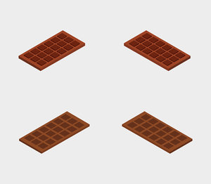 isometric chocolate