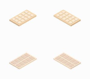 isometric chocolate