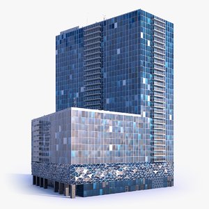 3D skyscraper building 18