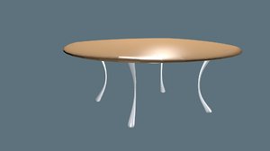 3D model meeting table
