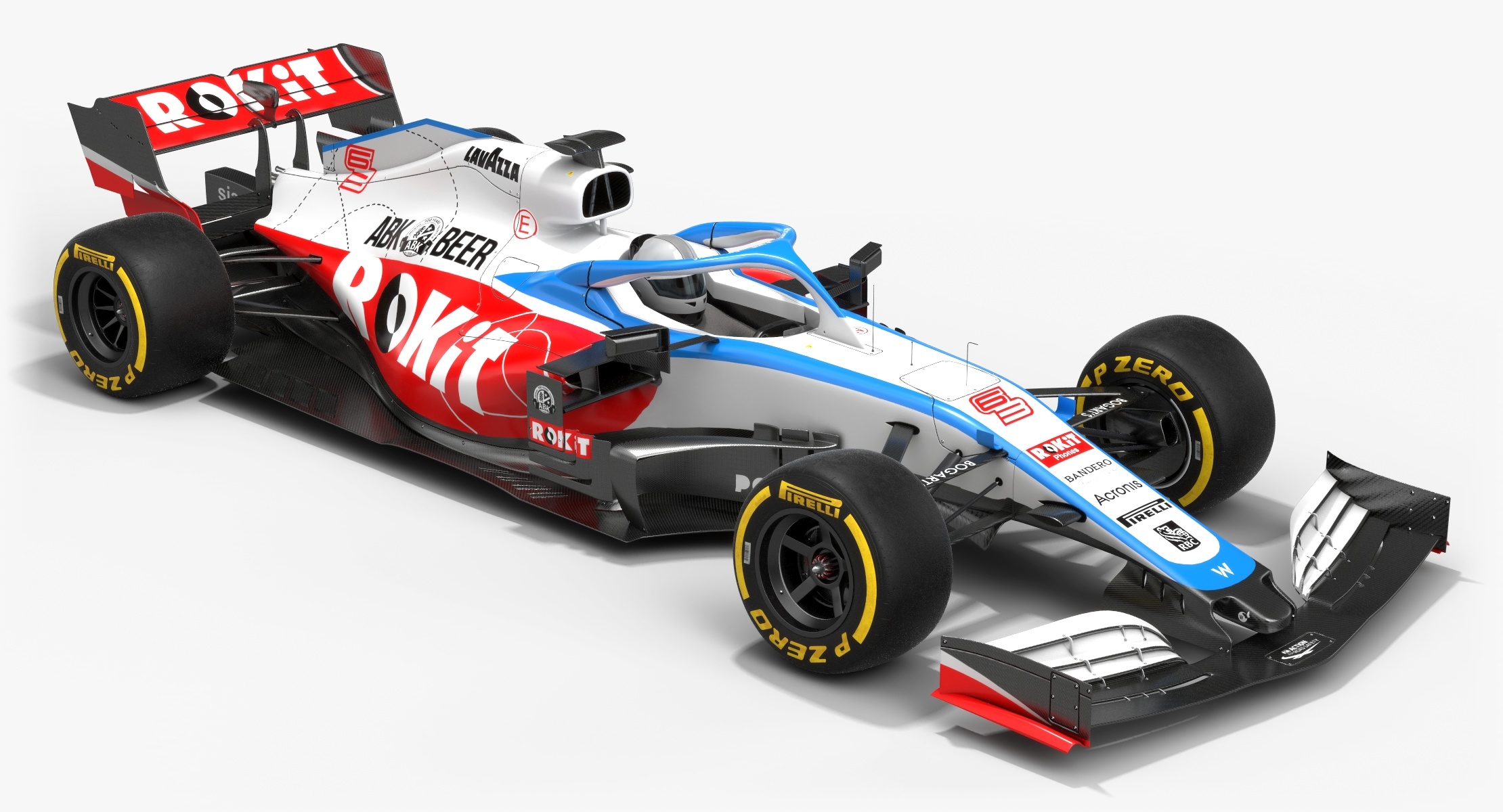 williams f1 racing fw43 formula 1 season 20203d模型