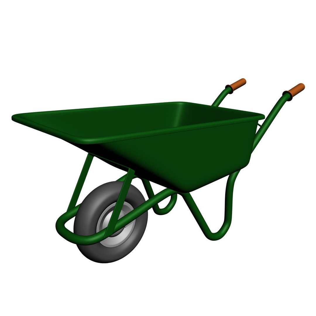 Wheelbarrow 3D - TurboSquid 1530245