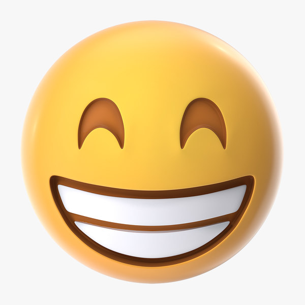 Modele 3d De Emoji Joyeux Turbosquid