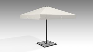 3D umbrella parasol deck