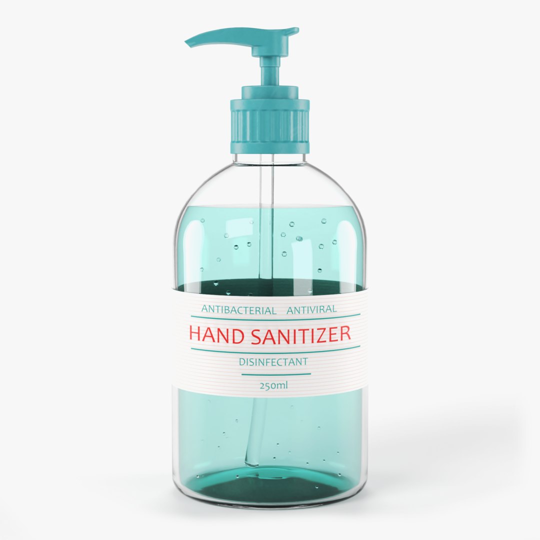 Hand sanitizer 3D model TurboSquid 1530313