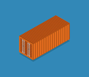 isometric container