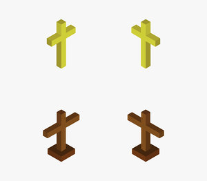 isometric religious cross