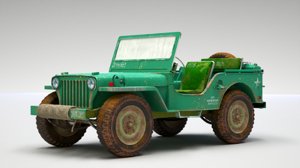 3D willy s jeep