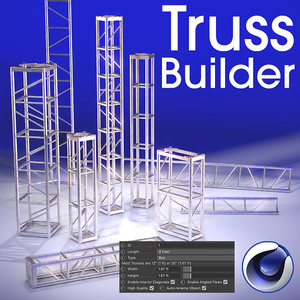 truss builder 3D model