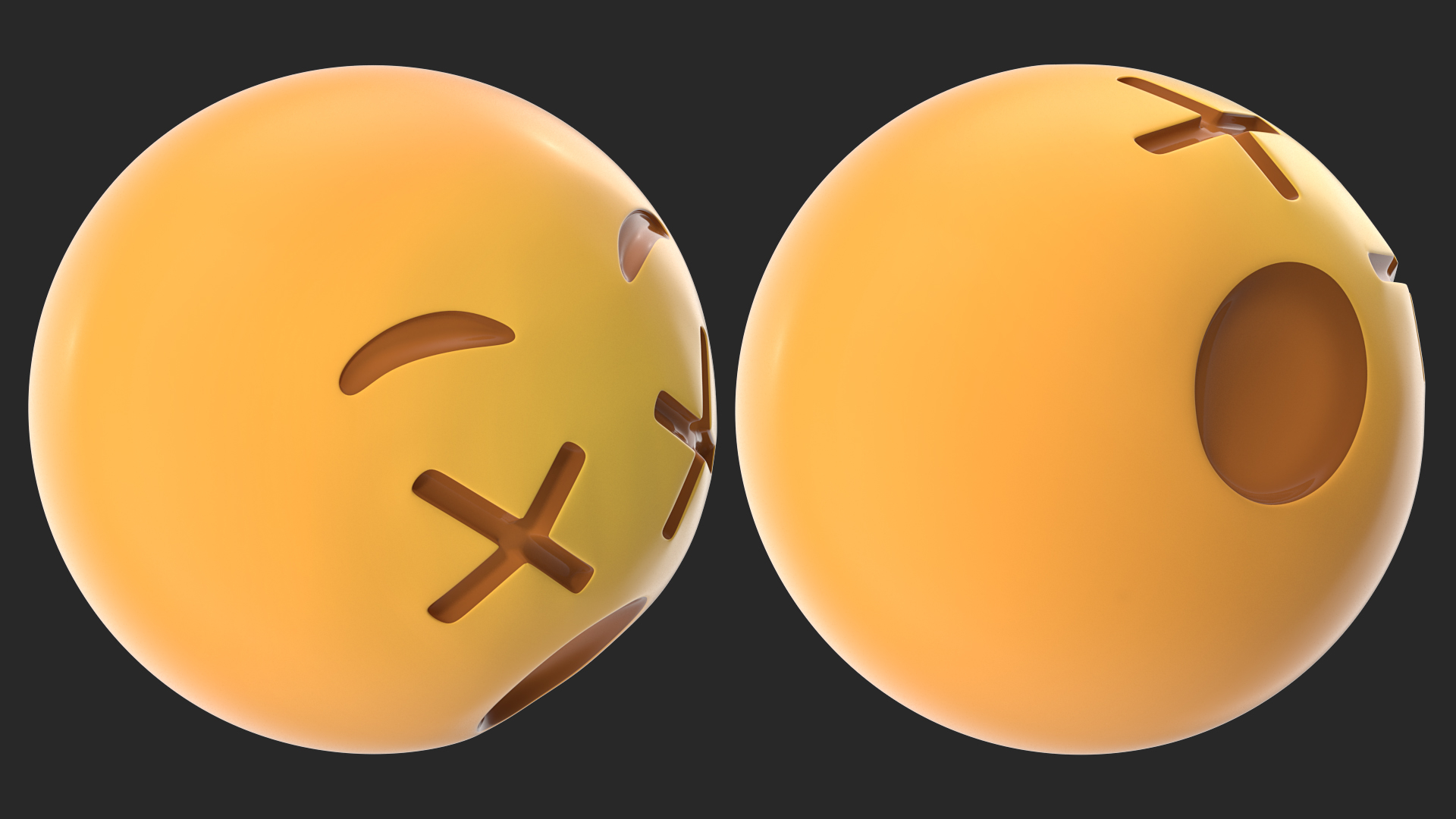dizzy emoji3d模型