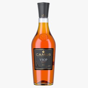 camus vsop cognac bottle 3D model