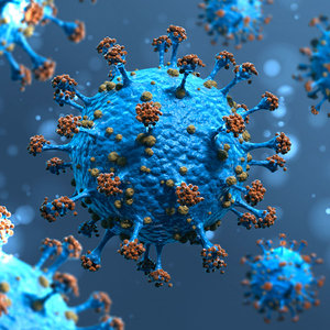 3D coronavirus covid-19 virus