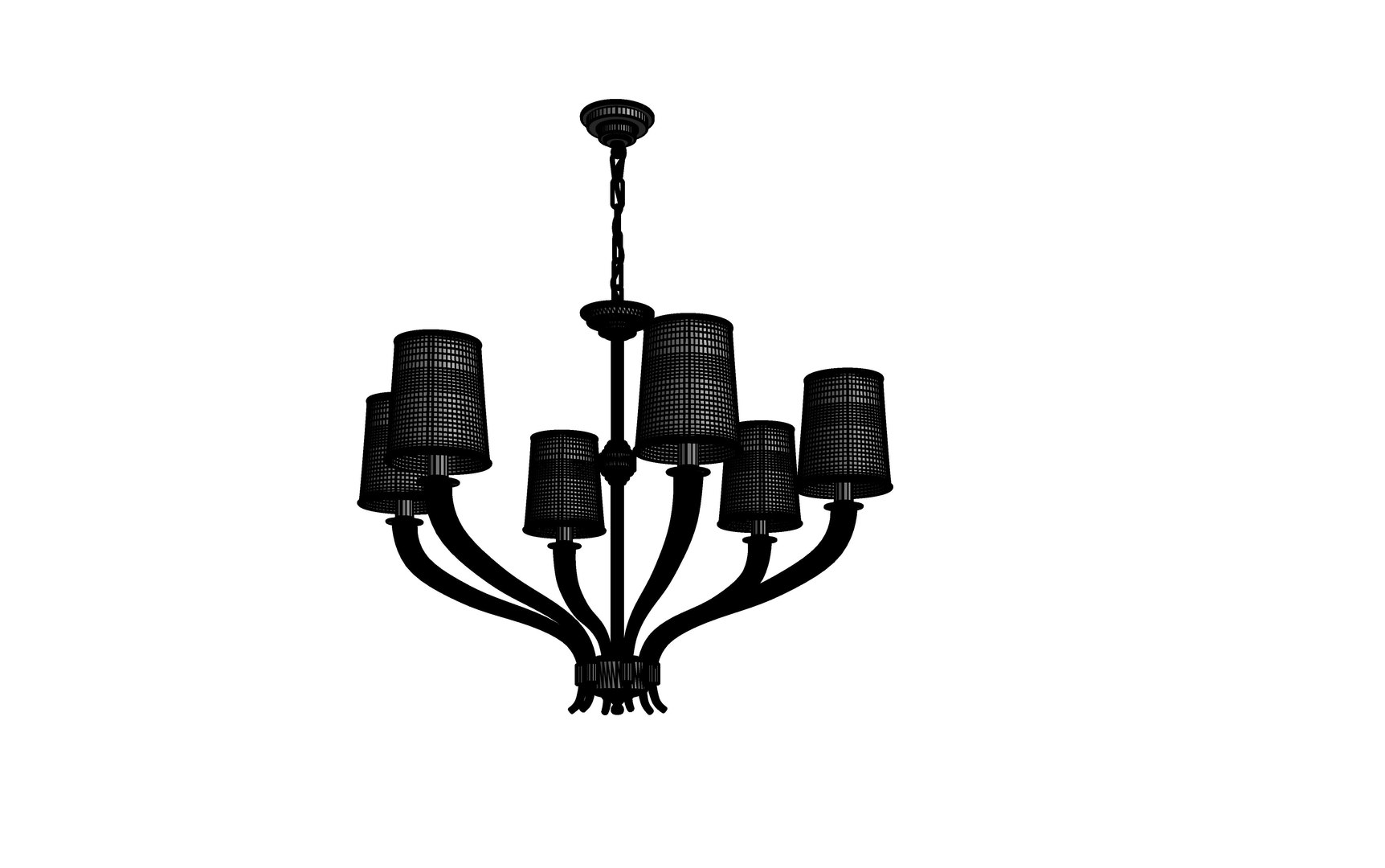 3D classic chandeliers revit model TurboSquid 1530714