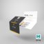 folded portrait business card 3D model