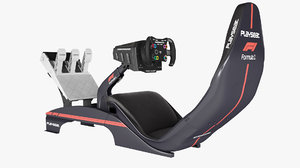 3D model playseat f1 racing simulator
