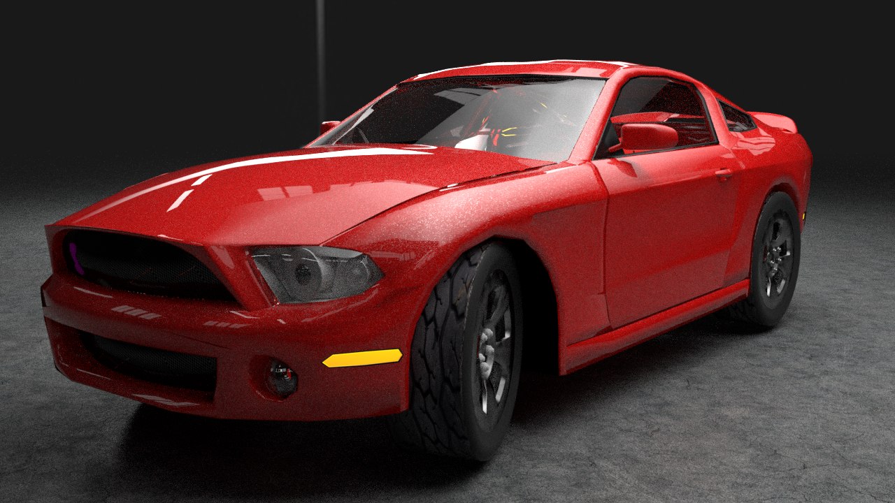 Ford mustang 3d model