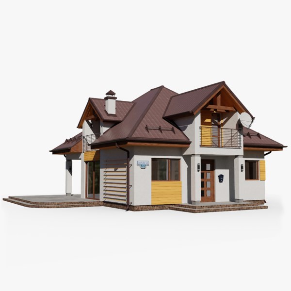 gameready house 10 cottage 3D model