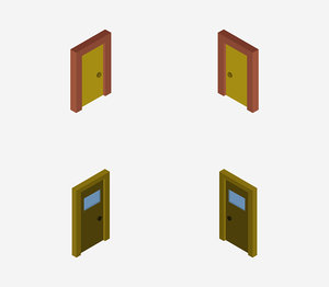 isometric door