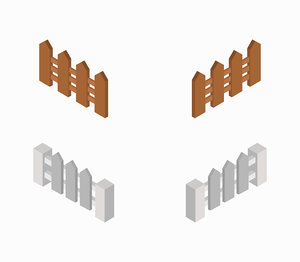 isometric fence