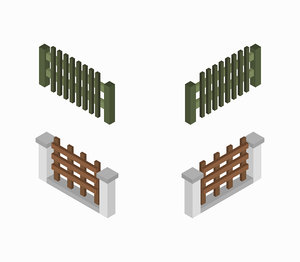 isometric fence