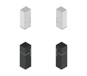 isometric fridge