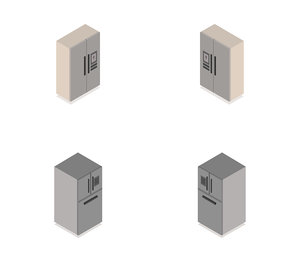 isometric fridge