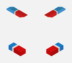isometric eraser