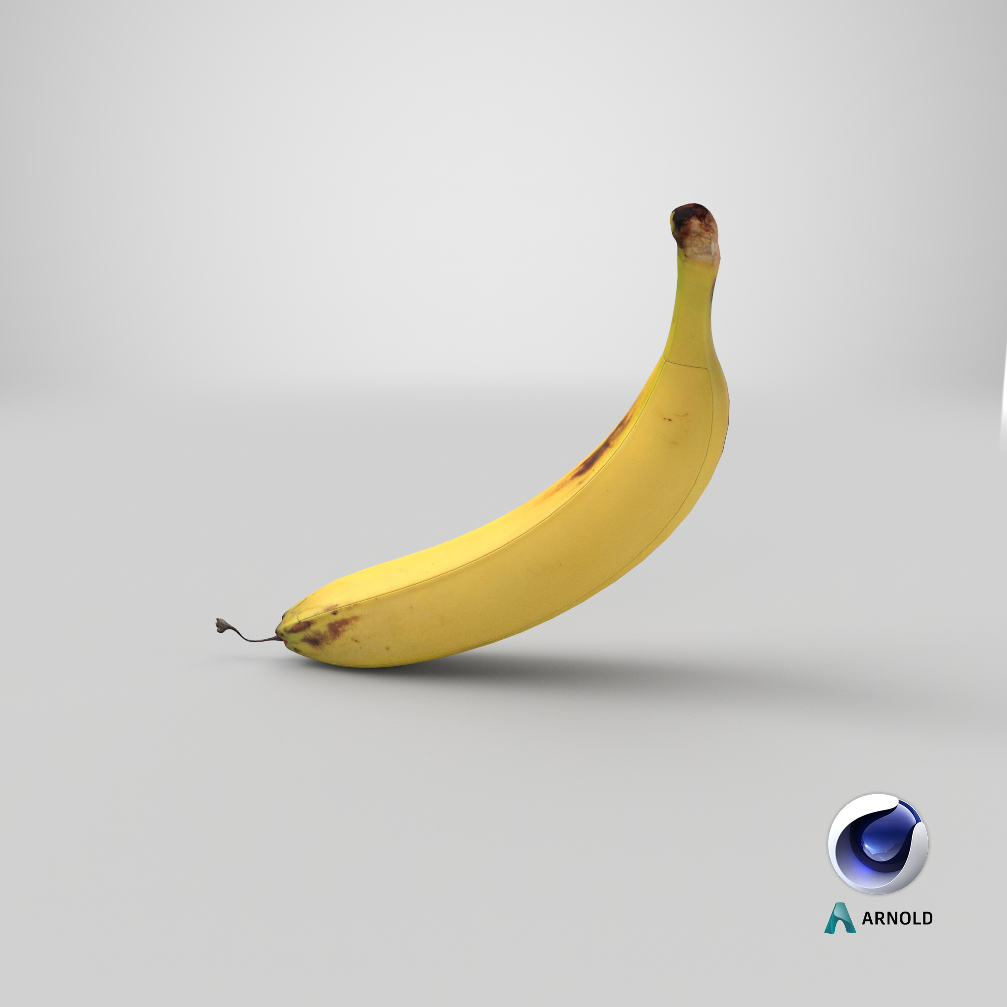 3D model yellow banana peel - TurboSquid 1525749