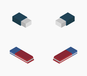 isometric eraser