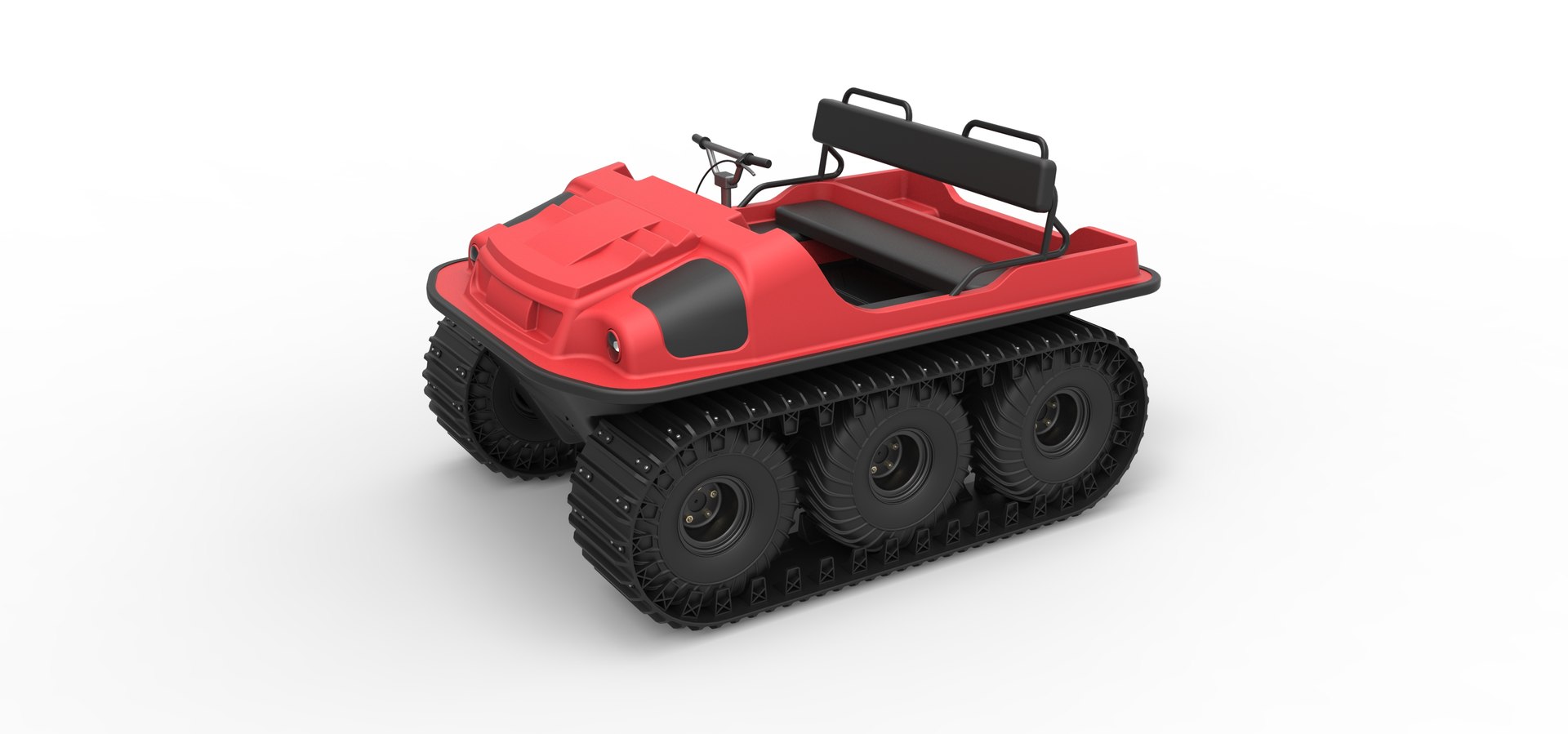 Argo 6x6 track 3D model TurboSquid 1531111
