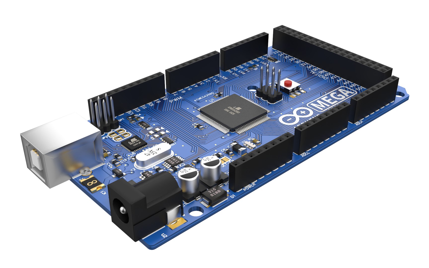 Arduino Mega Modelo 3d Turbosquid 1518634 0972