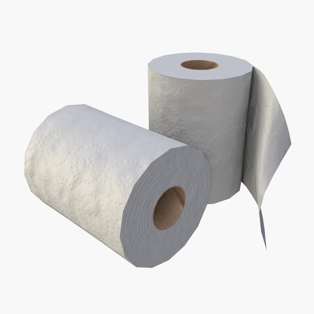 Asset toilet paper rolls 3D model TurboSquid 1531231