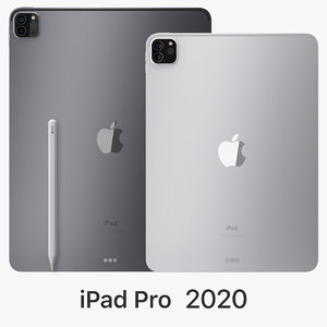 3D apple ipad pro 2020 model