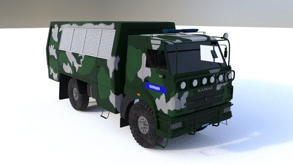 Камаз 3d модель