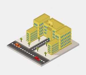 isometric hotel