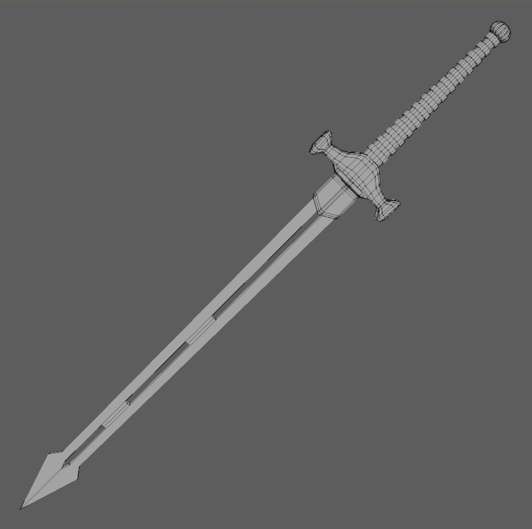 Free 3D sword holes blade - TurboSquid 1531850